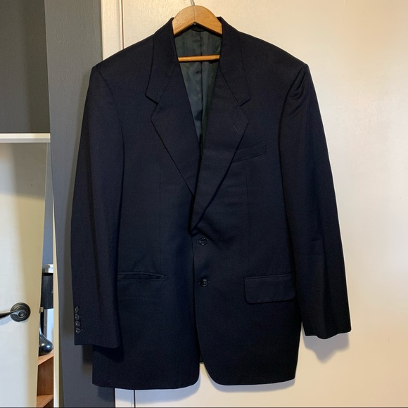 Sam Abouhassan Blazer Blue 46 Canadian Designer - Picture 5 of 9